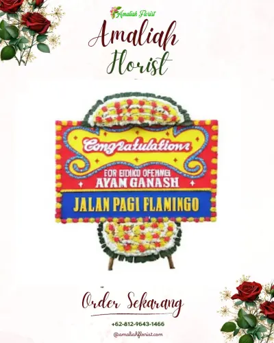 Bunga Papan Congratulation di Pandanrejo